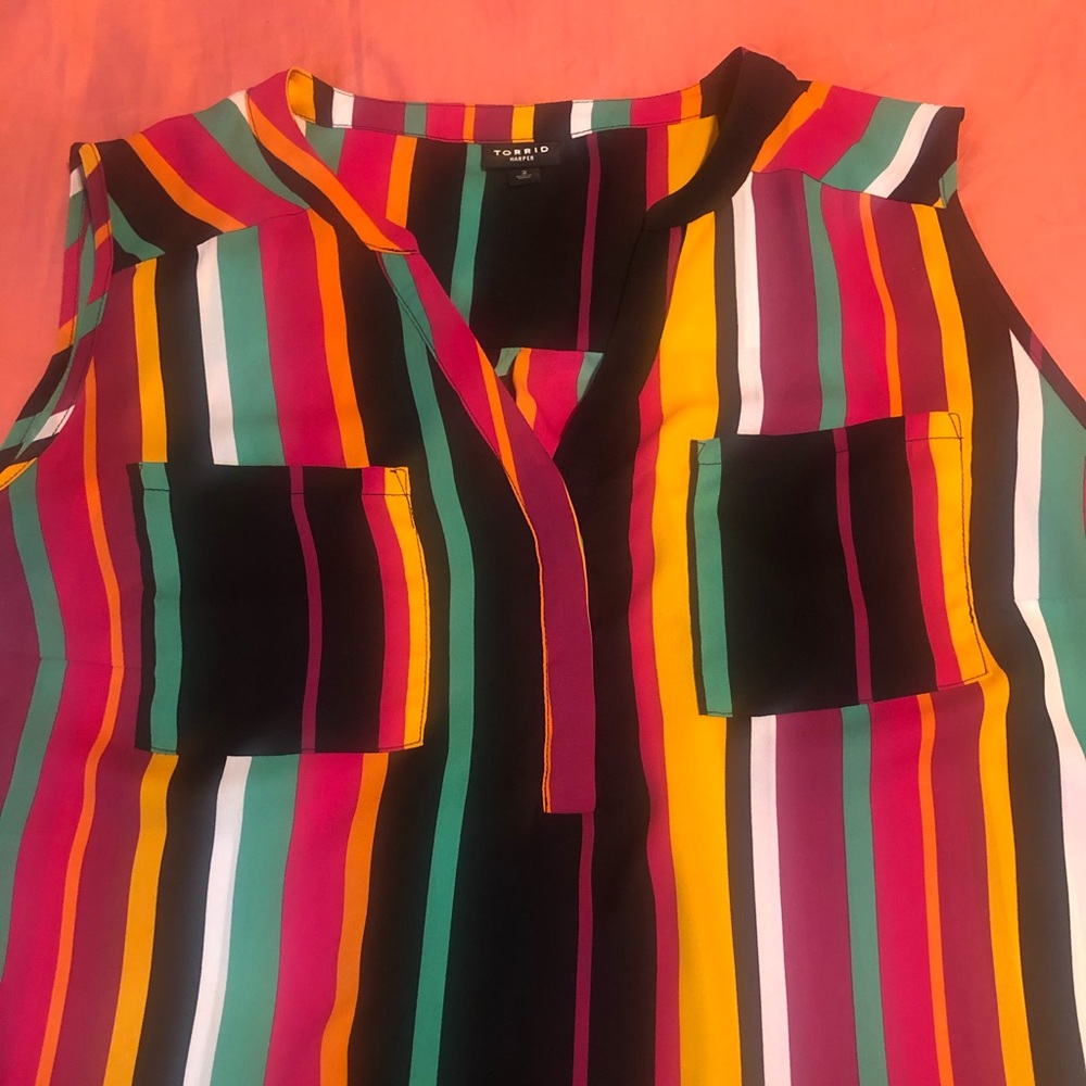 Torrid Hi Lo Sleeveless Top